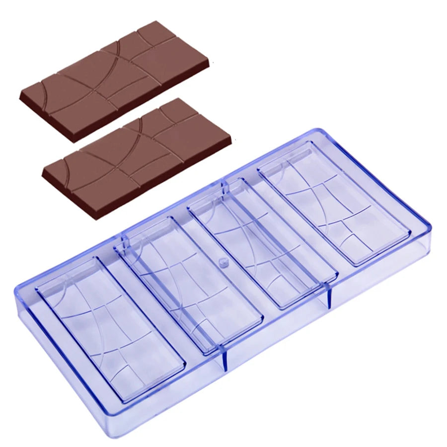 24 Styles Available Plastic Chocolate Mold Creative Rose Heart Diamond Cake Shape Kitchen Household Food Grade Candy Baking Mold