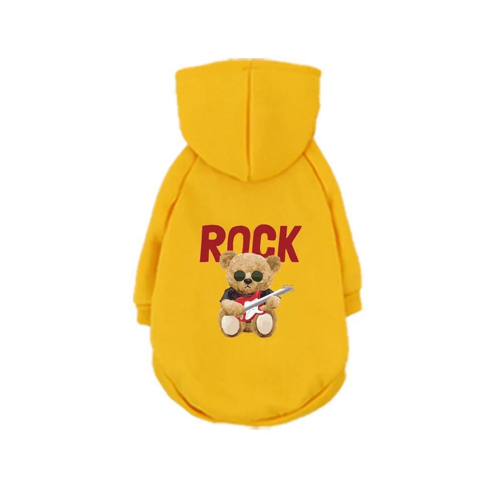 1 Pc Pet Hooded Sweatshirt  Cats & Dogs Fashion Unique Printed Pattern For Pomeranian  Maltese