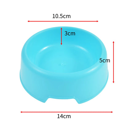 Safety Cute Multi-Purpose Random Color Plastic Dog Bowls Feeding Water Food Cat Bowl Food Bowl Pet Food Bowl