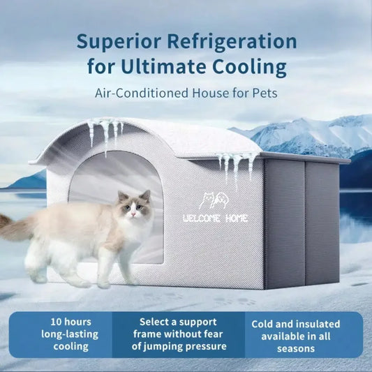 summer small Cat dog Ice House Air Conditioning BED Summer Cooling Tool Nest Dog Dog Four Seasons Pet Ice House