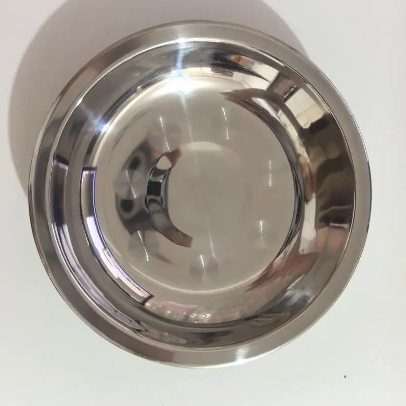 1/5PCS Pet Feeding Bowl Cat Food Bowl Dog Bowl Rabbit Bowl Pet Tray Stainless Steel Thick Soup Bowl Multi-Purpose Rice Bowl Tray