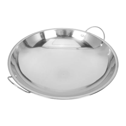 Stainless Steel Pan Kitchen Cooking Utensil Home Alcohol Pot Double Ear Design Nonstick Easy Clean Hot Pot Noodle