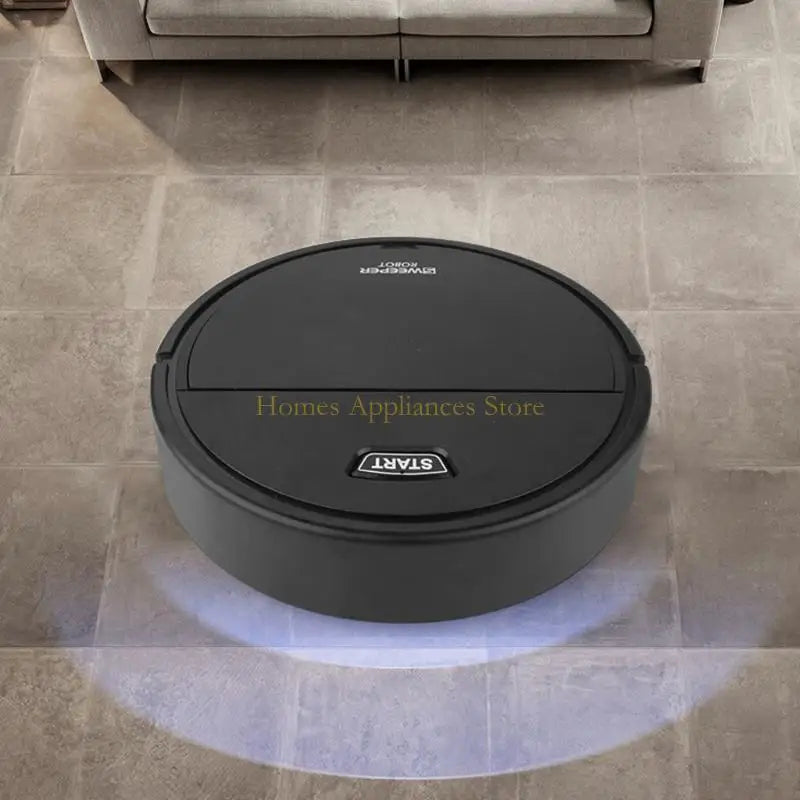 D0AB 1500mAh Robot Vacuum Cleaner with Maximum Suction Power, Silent and Anti-collision, Rechargeable Vacuum Cleaner