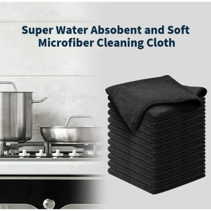 Super Absorbent Car Cleaning Towels Home Kitchen Thicken Microfiber Double Layer Clean Cloths Windows Mirrors Wiping Soft Rags
