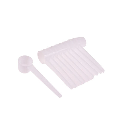 10Pcs Reusable 5g Spoon Plastic Measuring Scoop PP Measure Spoon Milk Coffee Teaspoon Milk Powder Kitchen
