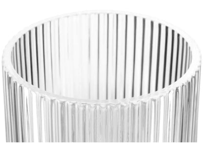 430ml Glass Cups Set 6 Pieces Haus fluted Concept