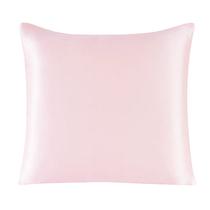 100% Pure Silk Pillowcase With Zipper Cushion Pillow Cover Solid Multicolor Many Sizes 40x40cm 80x80cm