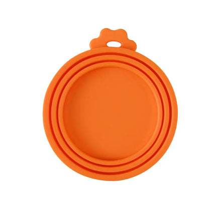 Silicone Canned Lid Sealed Feeders Food Can Lid For Puppy Dog Cat Storage Top Cap Reusable Cover Lid Health Pet Daily Supplies