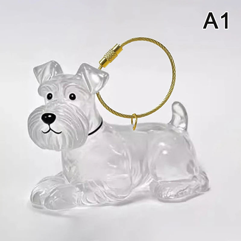 1pcs Dog Hair Collection Pendant Hair Storage Box Bag Charm Pet Pendant Transparent Hair Storage Capsule Dog Souvenirs Gift