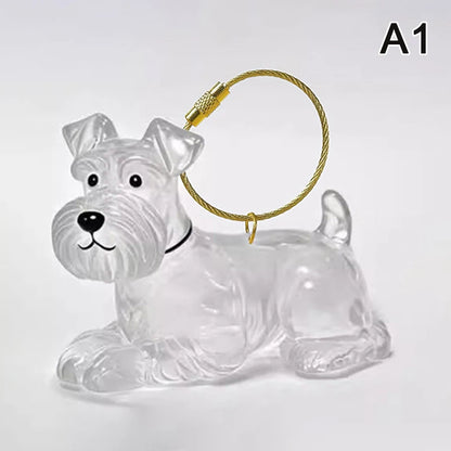 1pcs Dog Hair Collection Pendant Hair Storage Box Bag Charm Pet Pendant Transparent Hair Storage Capsule Dog Souvenirs Gift