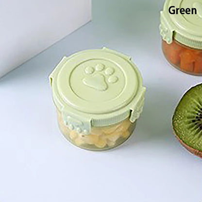 1PC Food Storage Container Small Plastic Moisture-proof Containers Mini Kitchen Storage Box With Leakproof Lid Home Supplies