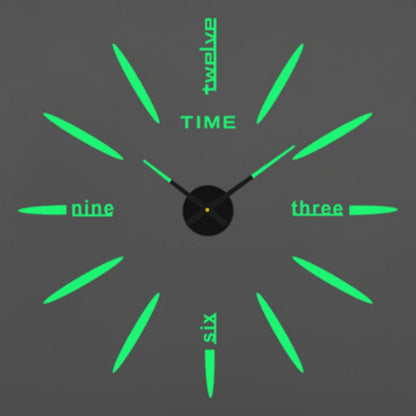 2025 Modern Design Large Wall Clock 3D DIY Quartz Clocks Fashion Watches Acrylic Mirror Stickers Living Room Home Decor Horloge