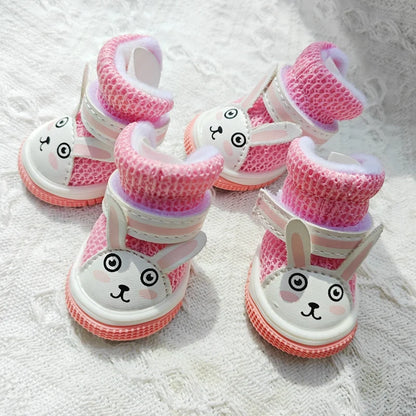 Summer Animal Cute Rabbit Dog Sneakers For Small Puppy  Breathable Pet Sandal Shoes Foot Wear Boots Accessories Chihuahua Yorkie