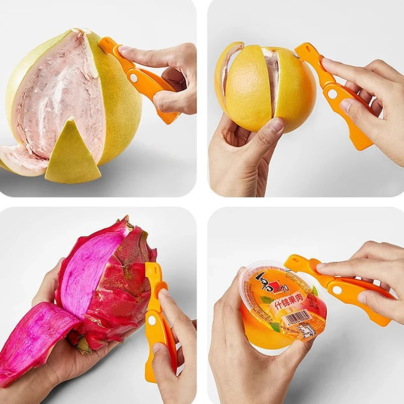 Portable Orange Peeler Stripper Orange Device Peeling Knife Juice Helper Citrus Opener Creative Kitchen Fruit Vegetable Tool