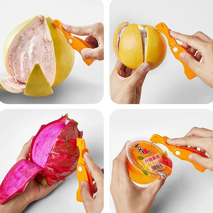 Portable Orange Peeler Stripper Orange Device Peeling Knife Juice Helper Citrus Opener Creative Kitchen Fruit Vegetable Tool
