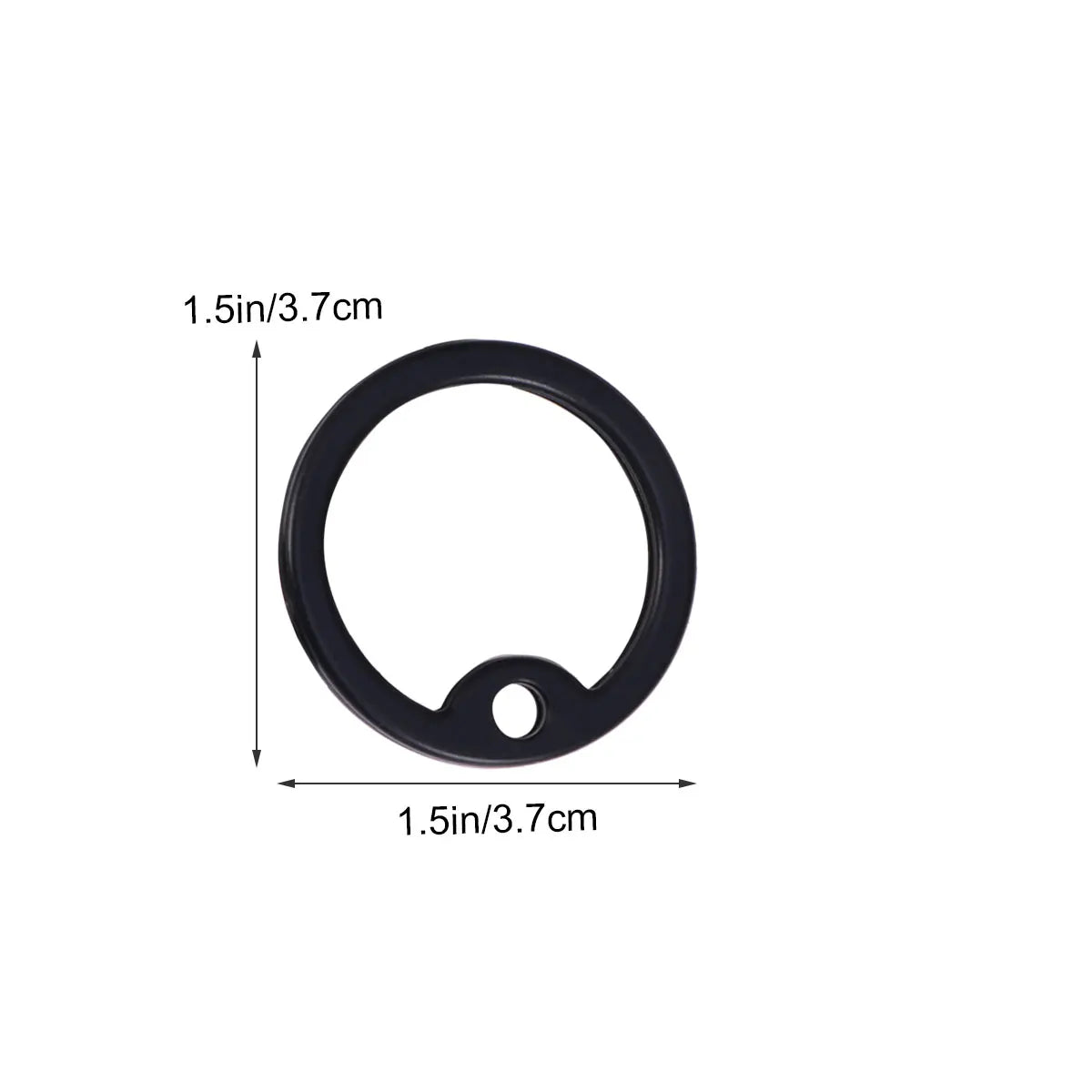 2pcs Silicone Dog Tag Silencers Military Pet Tags Noise Reduction Durable Stretch Card Sound Silence Circle Rubber