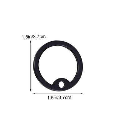 2pcs Silicone Dog Tag Silencers Military Pet Tags Noise Reduction Durable Stretch Card Sound Silence Circle Rubber