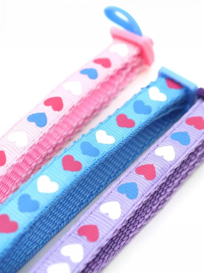 Adjustable Cartoon Color Cat Buckle Lollipop Bell Cat Collar 1.0 Cat Head Safety Buckle Collar Pet Dog Collar Pet Supplies