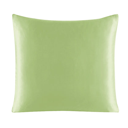 100% Pure Silk Pillowcase With Zipper Cushion Pillow Cover Solid Multicolor Many Sizes 40x40cm 80x80cm