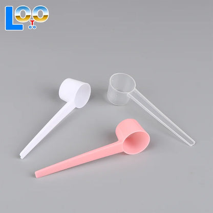 10Pcs Reusable 5g Spoon Plastic Measuring Scoop PP Measure Spoon Milk Coffee Teaspoon Milk Powder Kitchen