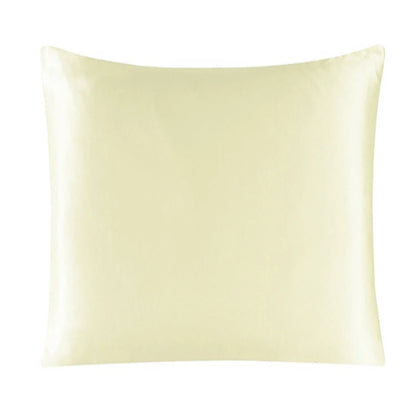 100% Pure Silk Pillowcase With Zipper Cushion Pillow Cover Solid Multicolor Many Sizes 40x40cm 80x80cm