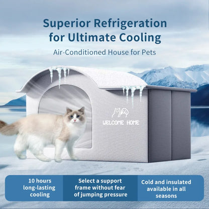 summer small Cat dog Ice House Air Conditioning BED Summer Cooling Tool Nest Dog Dog Four Seasons Pet Ice House
