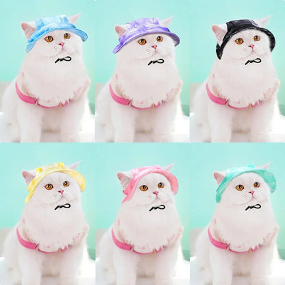 Breathable Pet Sunhat with Open Ears and Adjustable Strap