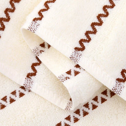 3pcs Set Cotton Towels 35x75cm 70x140cm Embroidered Bathroom Geometric Big Bath Hand Face Shower Towels Cover 수건 세트 Toallas