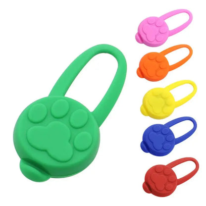 Silicone Pet Cat Dog Night LED Flashlight Luminous Pendant Prevent Pets From Getting Lost Going Out Night Decoration Collars