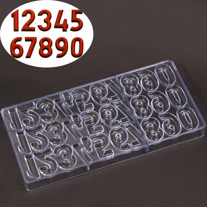 24 Styles Available Plastic Chocolate Mold Creative Rose Heart Diamond Cake Shape Kitchen Household Food Grade Candy Baking Mold