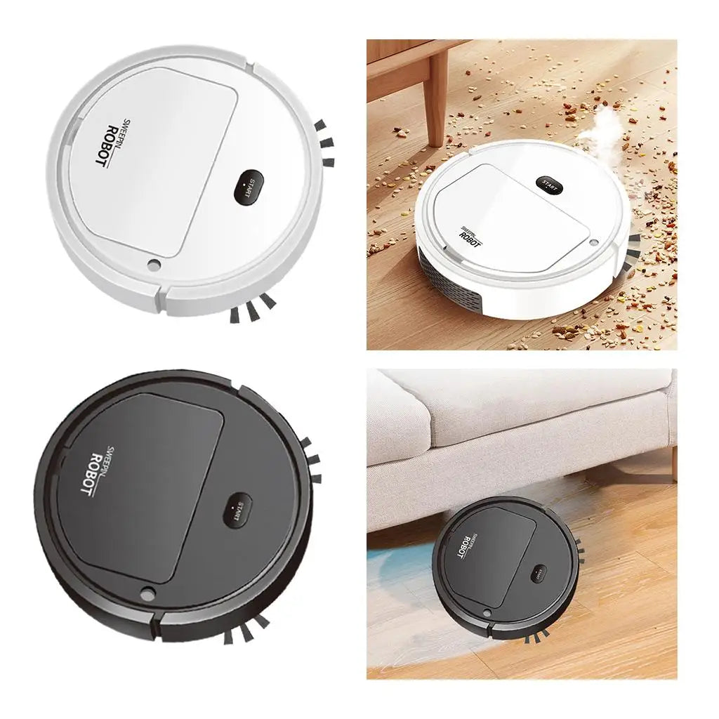 4 in 1 Robot Vacuum Cleaner USB Charging Quiet for Home Pet Hair Hard Floor