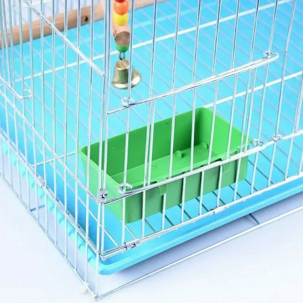 Small Animal Feeder Bowl Basic Dish For Cage Bath Food Water Bowls For Birds Hamsters Mice Rats Small Pets Parrots Parakeet NEW