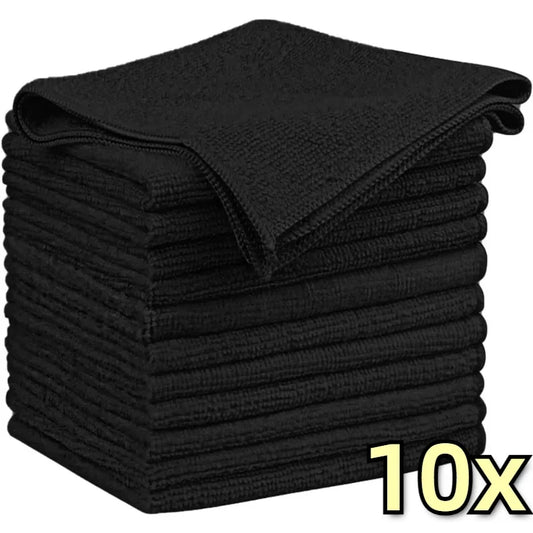 Super Absorbent Car Cleaning Towels Home Kitchen Thicken Microfiber Double Layer Clean Cloths Windows Mirrors Wiping Soft Rags