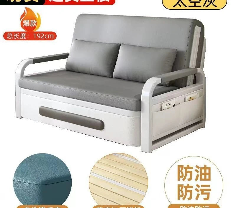 Sofa bed folding small apartment expansion bed Internet celebrity living room balcony multi-function