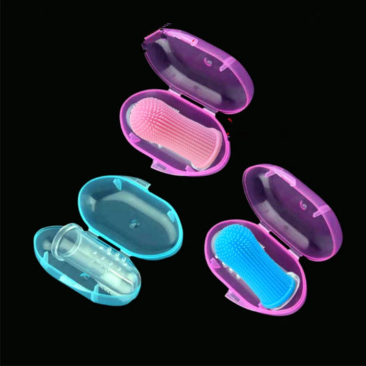 Super Soft Dog Toothbrushes Cleaning Finger Brush For Dog and Cat Grooming Nontoxic  Teethbrush  Dental Care Pet Products