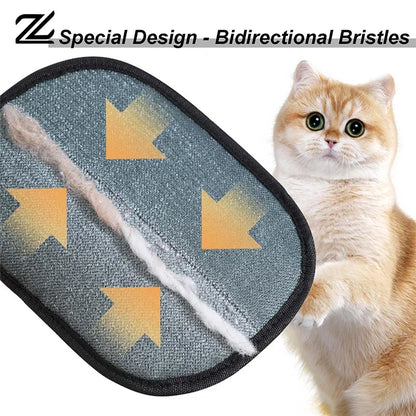 1pcs Pet Grooming Gloves Static Dedusting Brush Pet Hair Remover Brush Removing Dog Cat Hair From Sofa Carpet Clothes