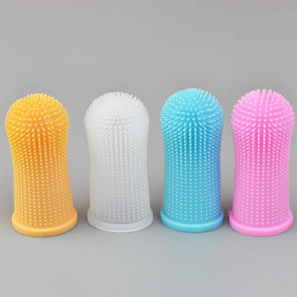 Super Soft Dog Toothbrushes Cleaning Finger Brush For Dog and Cat Grooming Nontoxic  Teethbrush  Dental Care Pet Products