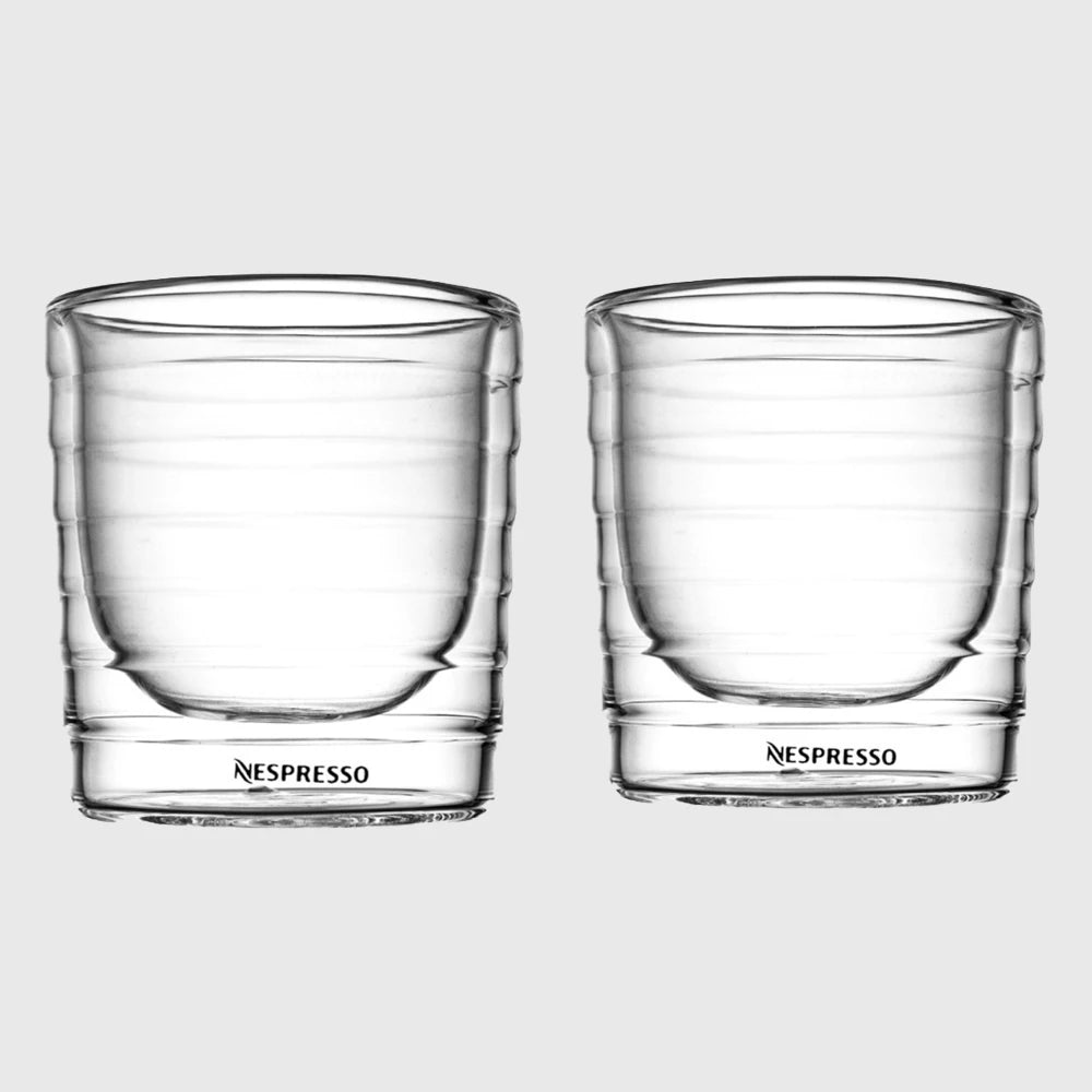 Nespresso Coffee Mug Heat Resistant Double Wall Tea Glass Cup Beer Coffee Handmade Creative Cold Beverage Transparent Drinkware