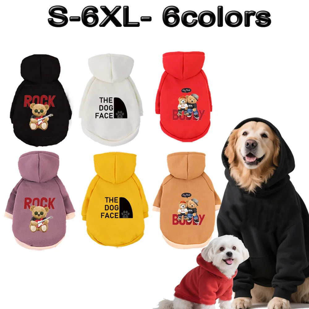 1 Pc Pet Hooded Sweatshirt  Cats & Dogs Fashion Unique Printed Pattern For Pomeranian  Maltese