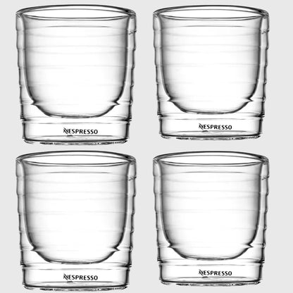 Nespresso Coffee Mug Heat Resistant Double Wall Tea Glass Cup Beer Coffee Handmade Creative Cold Beverage Transparent Drinkware