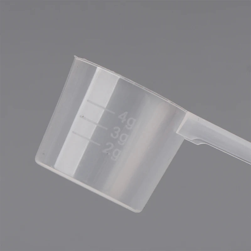 10Pcs 5g Measuring Spoons Coffee Protein Milk Powder Scoop Home Kitchen Gadgets DIY Plastic Measuring Spoon