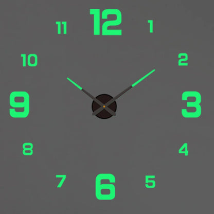 2025 Modern Design Large Wall Clock 3D DIY Quartz Clocks Fashion Watches Acrylic Mirror Stickers Living Room Home Decor Horloge