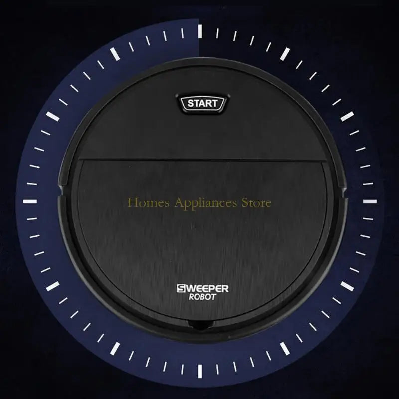 D0AB 1500mAh Robot Vacuum Cleaner with Maximum Suction Power, Silent and Anti-collision, Rechargeable Vacuum Cleaner