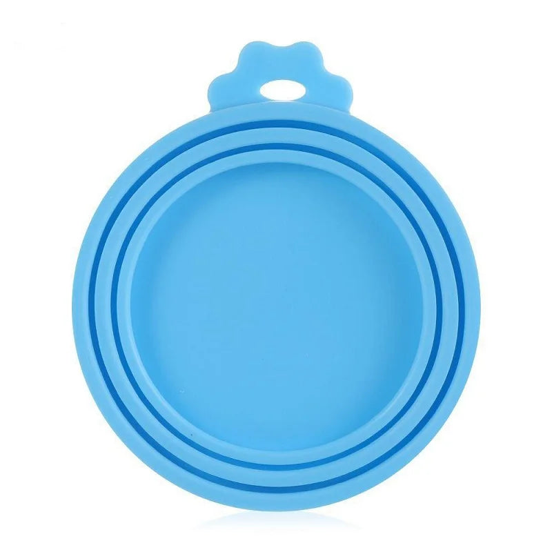 Silicone Canned Lid Sealed Feeders Food Can Lid For Puppy Dog Cat Storage Top Cap Reusable Cover Lid Health Pet Daily Supplies
