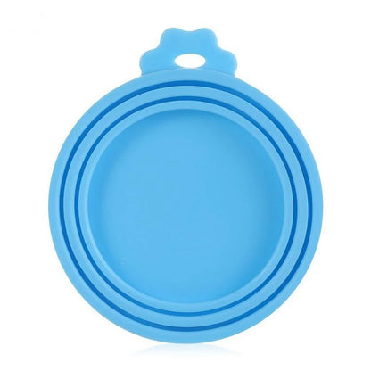 Silicone Canned Lid Sealed Feeders Food Can Lid For Puppy Dog Cat Storage Top Cap Reusable Cover Lid Health Pet Daily Supplies