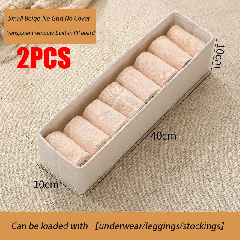 1Pcs Pants Storage Box Clothes Organizers of Cabinets and Drawers Fabric Foldable Boxes for Bedroom Wardrobe Organization Home