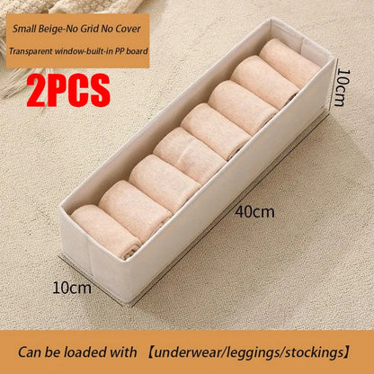 1Pcs Pants Storage Box Clothes Organizers of Cabinets and Drawers Fabric Foldable Boxes for Bedroom Wardrobe Organization Home