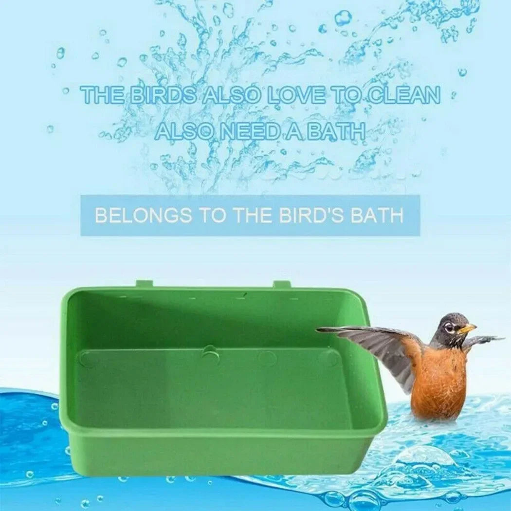 Small Animal Feeder Bowl Basic Dish For Cage Bath Food Water Bowls For Birds Hamsters Mice Rats Small Pets Parrots Parakeet NEW