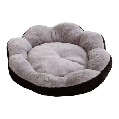 2026 Flower Shaped Fluffy Pet Bed Winter Warm Plush Dog Bed for Small Medium Large Dog Four Seasons Universal cama para perros