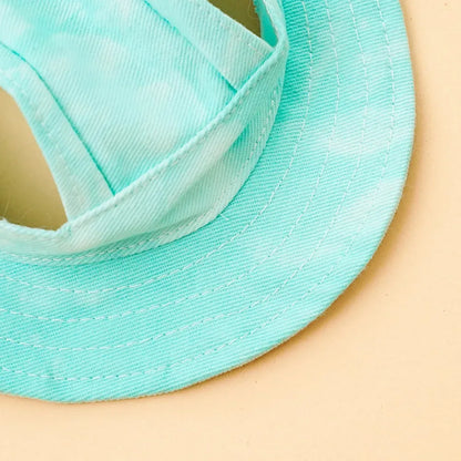 Breathable Pet Sunhat with Open Ears and Adjustable Strap